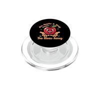 an Apple a Day Keeps The Blues Away PopSockets PopGrip pour MagSafe