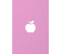 An Apple on the front pink cover, 6" x 9", 120 blanked pages: Perfect for Notes, Sketches, Drawings & Memos - Gifts