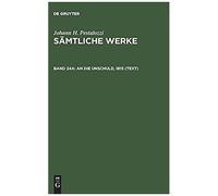 An Die Unschuld, 1815 (Text)
