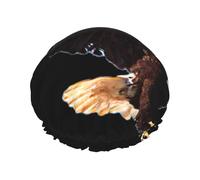 An Eagle Bonnet de douche réutilisable imperméable antidérapant à séchage rapide pour cheveux longs et courts