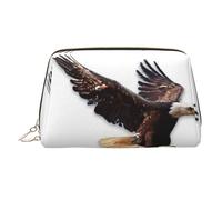An Eagle Trousse de maquillage en cuir Pochette de voyage Organiseur de toilette