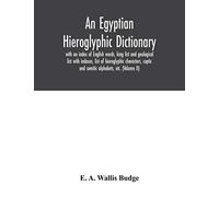An Egyptian Hieroglyphic Dictionary