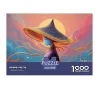 An Elegant Anime Style Illustration of An Asian Girl 1000 Pièces Carton Extra-épais Puzzle À Faire Soi-même Enchanting Landscape Stimulant Et Éducatif Jeu Créatif Puzzles Pour La Décoration Intérieure