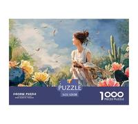 an Elegant Woman 1000 Pcs Carton Extra-épais Lot de Puzzles Kitten Stimulant Et Éducatif Jeu Créatif Puzzles pour Adultes Et Enfants 52x38cm/1000pcs