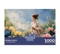 an Elegant Woman 1000 Pièces Carton Premium Coffret De Puzzles Kitten Stimulant Et Éducatif Jeu Familial Puzzles pour Adultes Et Enfants 38x26cm/1000pcs