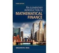 Introduction élémentaire à la finance mathématique – Cambridge University Press