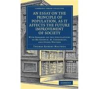 An Essay on the Principle of Population as It Affects the Future Improvement of Society - Thomas Robert Malthus - Cambridge University Press - Livre en An Thomas Robert MalthusThomas Robert Malthus (A