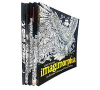 An Extreme Colouring and Search Challenge Series 5 books collection set (Mythomorphia, Fantomorphia, Geomorphia, Animorphia, Imagimorphia)