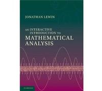 An Interactive Introduction to Mathematical Analysis - Lewin Jonathan Kennesaw State University Georgia - Cambridge University Press - Livre en Anglais - Lewin Jonathan Kennesaw State University Georg