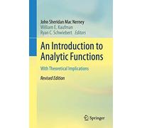 An Introduction To Analytic Functions