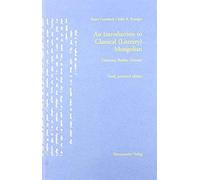 An Introduction To Classical (Literary) Mongolian