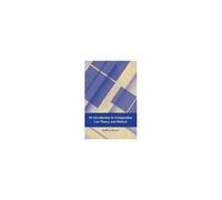 An Introduction To Comparative Law Theory And Method