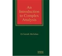 An Introduction to Complex Analysis McGehee, O. Carruth, McGehee (Auteur)