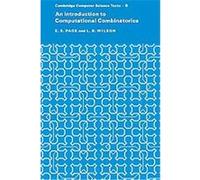 An Introduction to Computational Combinatories, Cambridge Computer Science Texts, 9 E. S. Page (Auteur)