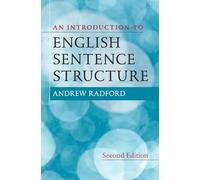 An Introduction to English Sentence Structure – Cambridge University Press