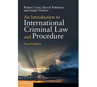 Introduction au droit pénal international et à la procédure
