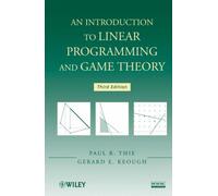 An Introduction To Linear Programming And Game Theory