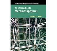 Introduction à la métamétaphysique – Cambridge University Press