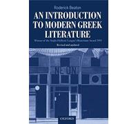 An Introduction To Modern Greek Literature