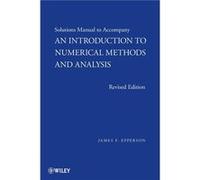 An Introduction to Numerical Methods and Analysis Solutions Manual by Epperson Paperback Book James F. Epperson (Auteur)