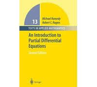 An Introduction To Partial Differential Equations
