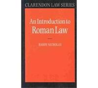 An Introduction to Roman Law Barry Nicholas (Auteur)