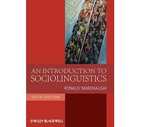 An Introduction to Sociolinguistics