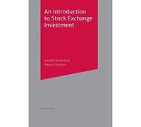 An Introduction To Stock Exchange Investment Janette Rutterford (Auteur)