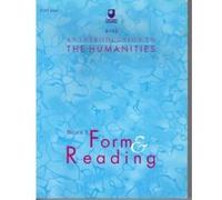 An Introduction to the Humanities: Block 1: Form and Reading (Course A103) - [Version Originale] C Harrison, S Regan (Auteur)