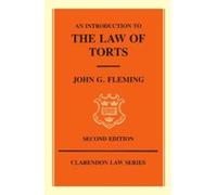 An Introduction to the Law of Torts John G. Fleming (Auteur)