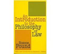 An Introduction to the Philosophy of Law Marshall L. Derosa, R. Pound (Auteur)