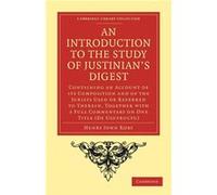 An Introduction to the Study of Justinians Digest - Henry John Roby - Cambridge University Press - Livre en Anglais - Paperback Henry John RobyHenry John Roby (Auteur)