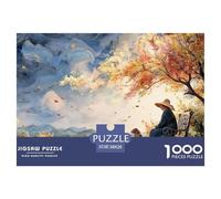 an Iron Bench Under The Tree 1000 Pcs Carton Premium Coffret De Puzzles Kitten Stimulant Et Éducatif Jeu Créatif Puzzles pour Adultes Et Enfants 38x26cm/1000pcs