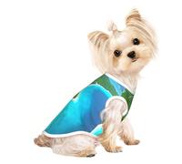 An island in the Sea Pet T-shirt respirant sans manches M pour petits chiens et chats Doux, léger, élégant