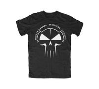 AN Mens Rotterdam Terror Corps T-Shirt Schwarz Hardstyle Gabba Hardcore Techno Round Neck Short Sleeves Cotton T-Shirt