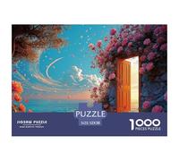 An Open Window with Blue Shutters 1000 Pièces Papier Écologique Résistant Puzzle De Qualité Supérieure Ocean Scene Extrêmement Difficile Jouet D'anniversaire Puzzles Pour La Décoration Intérieure 52x3