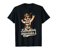 an Scheiss muaß i Libre État de Bavière Dialecte Bavarois Bavarois T-Shirt