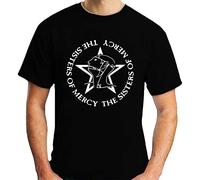 AN The Sisters of Mercy T-Shirt Loose Short Sleeve Black Men T Shirt