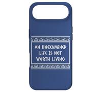 an Unexamined Life is Not Worth Living Socrate Grec Coque pour iPhone Air
