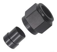 AN4 AN6 AN8 AN10 AN12 Ensemble d'écrous et manchons de tube évasé en aluminium pour réparation et assemblage de conduite de carburant de frein automobile (MG25-AN6-3/8)