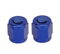 AN4 Female Flare End Cap 2 - Pack | Aluminum Alloy Leakproof Fuel Hose Block Off Adapter | Fitting for Oil/Gas/Water Line | Turbocharger Motor Performance Restoration