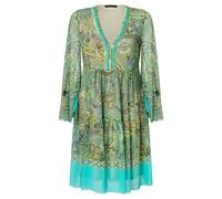 Ana Alcazar - Robe Déco Verte à Col V - Femme - Robes - Vert - Taille: 40 FR