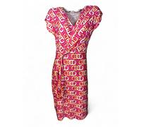 Ana Alcazar - Robe Portefeuille Rose Originale - Femme - Robes - Rouge - Taille: 36 FR