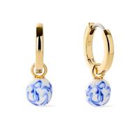 Ana Luisa Frida Pearl Jewelry Huggie Hoops - Medium & Small 14K Gold Plated & Silver Rhodium Plated Drop Hoop Earrings with Freshwater Pearls - 2-in-1 Hypoallergenic Water-Resistant, Tarnish-Free Hoop
