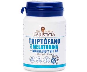 Ana Maria LaJusticia Tryptophane with Melatonin + Magnesium and B6 60 comp