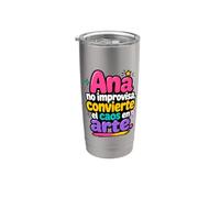 Ana no improvisa, convierte el caos en arte Gobelet isotherme en acier inoxydable double paroi