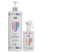 Ana Paula Carvalho | Diamond Lift Kit | Après-shampoing réparateur + Leave-In | 1000 ml / 250 ml