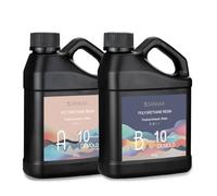 ANAAA Résine polyuréthane, résine bicomposante de 1100 g, à durcissement rapide en 10 minutes, plastique pour le moulage de modèles, prototypes et autres objets artisanaux.