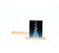 anaan Track Porte-cartes Bois Porte Photo Titulaires Numéro noms mémo menu Table Decoration maison moderne (Ensemble de 2 (16 cm et 21 cm))