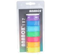 Anabox boîte à médicaments 1x7 couleurs assorties Boîte 1 pc(s)